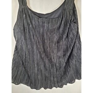 Vintage Stanley Scott Evening Blouse Womens Size‎ Medium Black Stretch